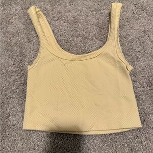 Full Tilt Yellow Tank Top